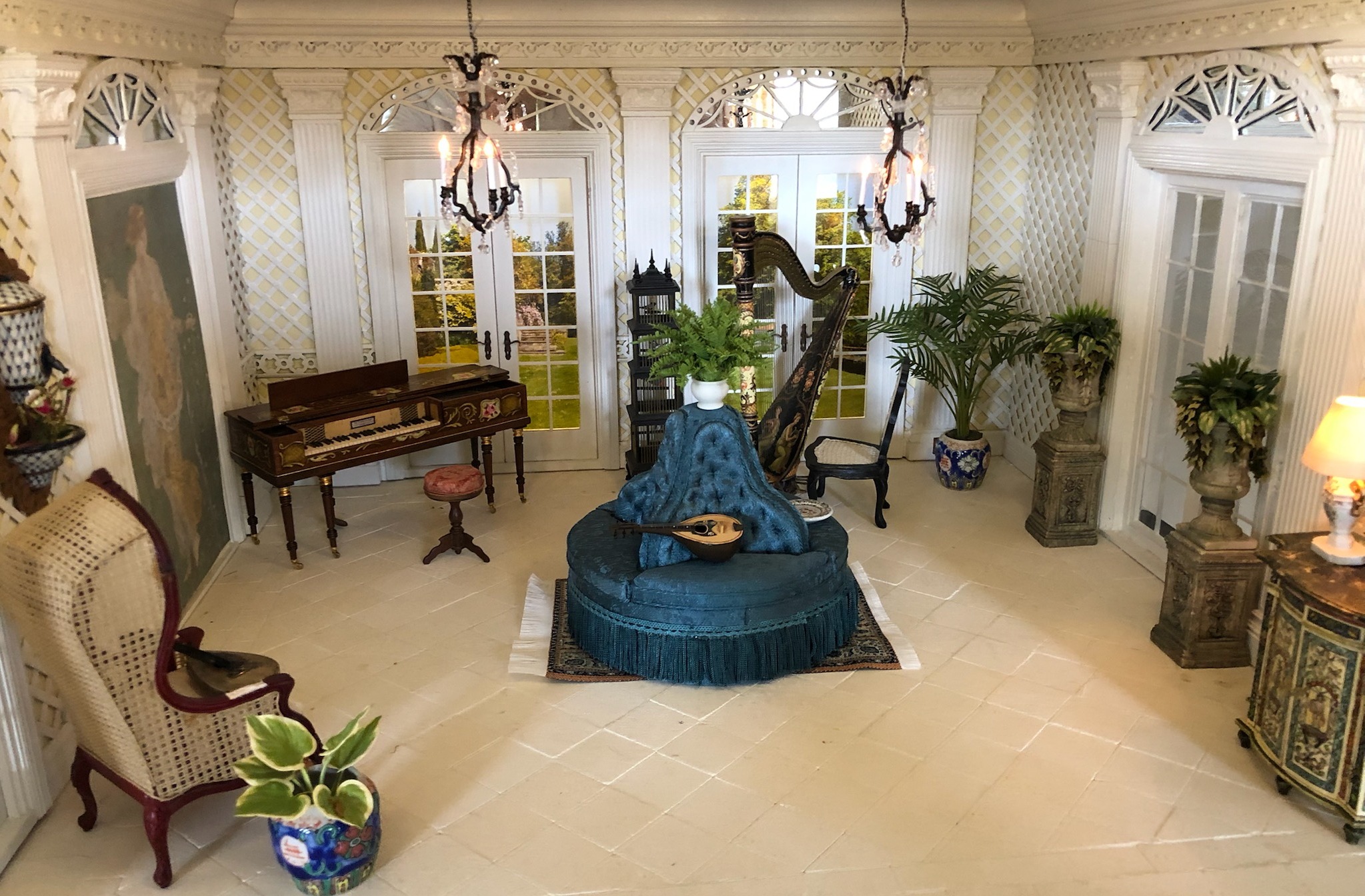 Marie Bevill Conservatory with Palm & Fern