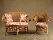Wicker set by Petticoat Porch